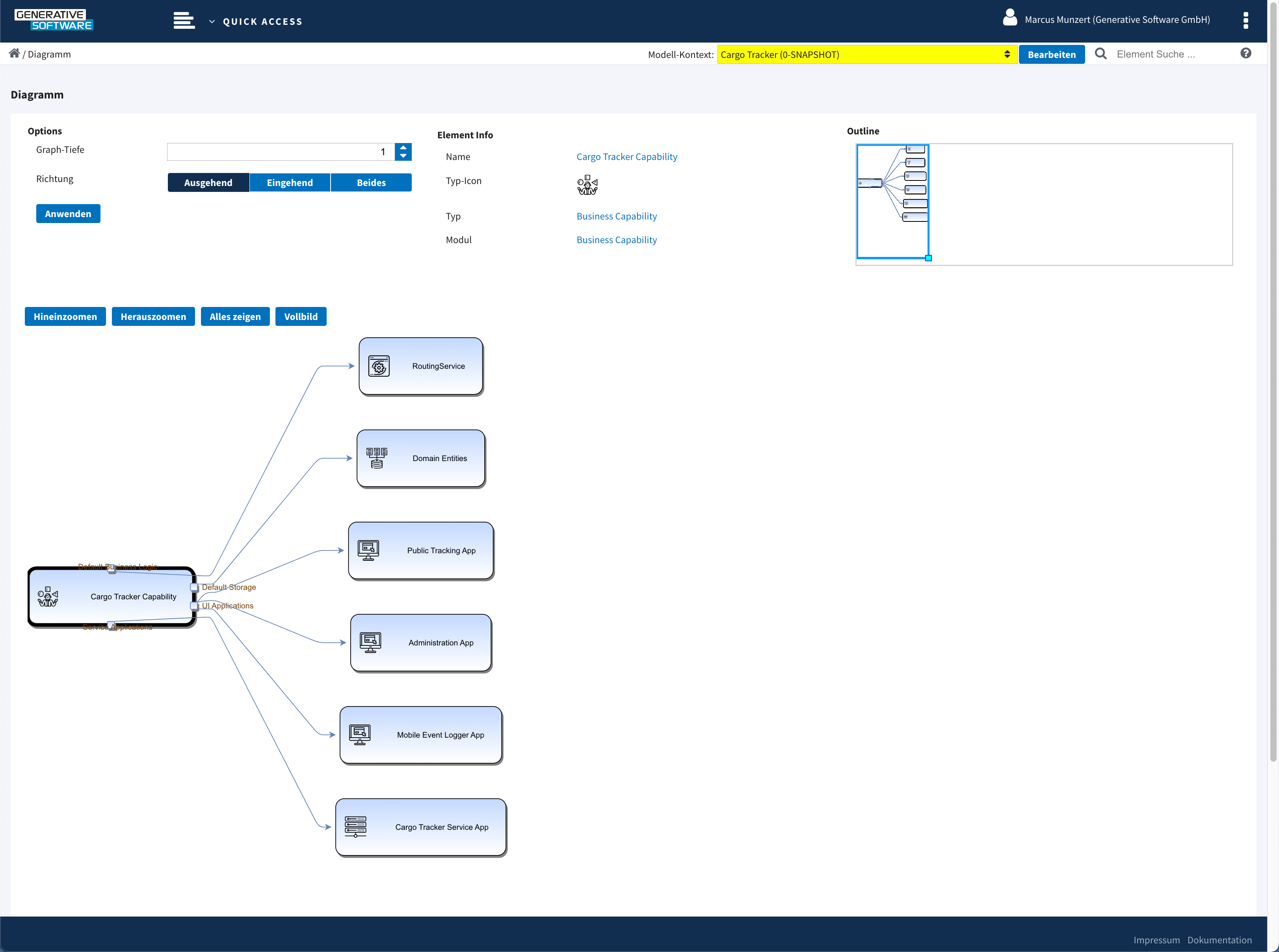 Web Modeler Screenshot